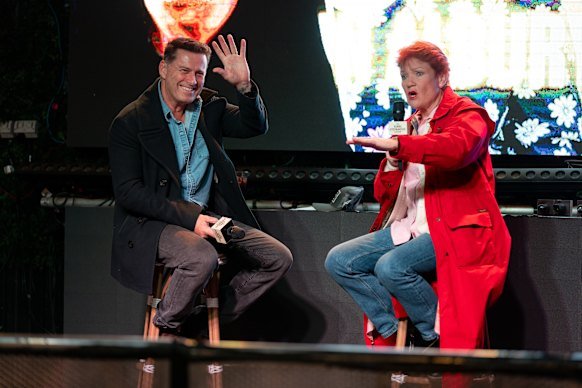 One Nation leader Pauline Hanson says the removal of Karl Stefanovic’s interview with Tommy Robinson from platforms is ‘censorship’. 