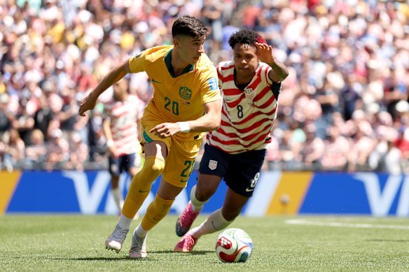 Cristian Volpato, who played for Italy’s youth teams, debuts for the Socceroos at this year’s World Cup. 