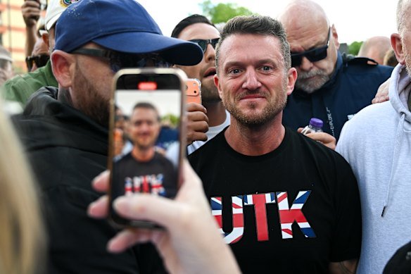 Tommy Robinson has a long history of stalking and inciting violence. 