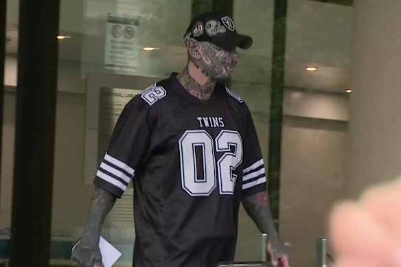 Brajkovich wore a TWINS jersey into court, matching with his co-accused, Troy Mercanti. The outfit covered his belt. 