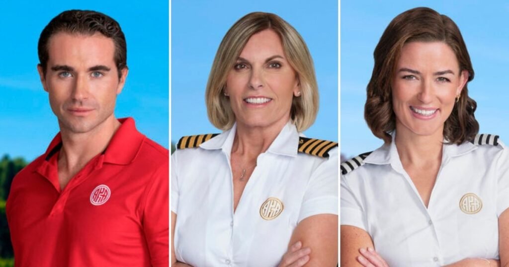 Below Deck Med’s Captain Sandy, Aesha and Joe Preview Franchise 1st, Awkward Reunions on Season 11 (Exclusive) Below Deck Med’s Captain Sandy, Aesha and Joe Preview Franchise 1st, Awkward Reunions on Season 11 (Exclusive)