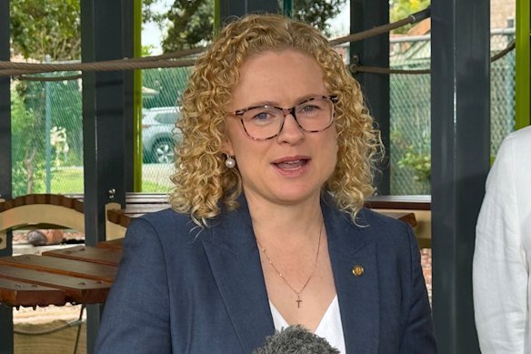 Amanda Stoker joined state parliament in 2024 after a career in federal politics. 