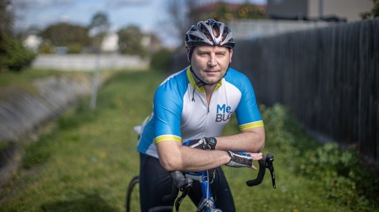 David Blom says better bike connections – like the one earmarked along the Clayton South Main Drain – would improve access to the new SRL stations.  
