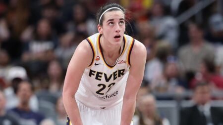 Caitlin Clark exits early with back issue as Fever fall to Mercury