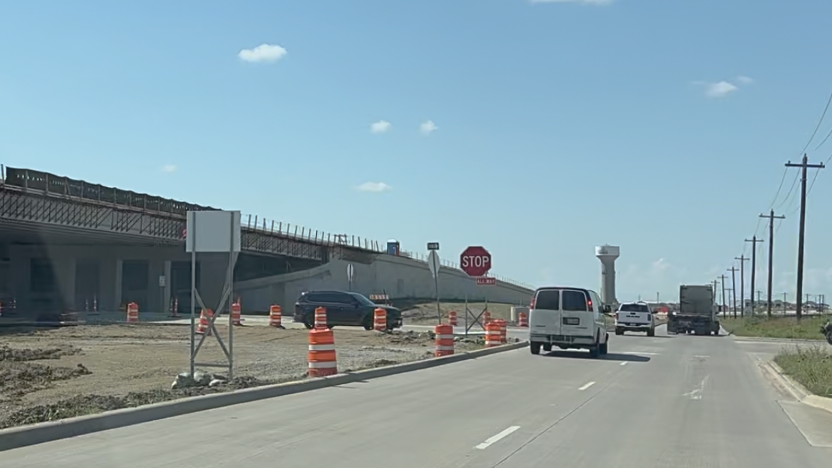 A view of the Dallas North Tollway expansion near Celina, Texas, where major infrastructure projects are underway to keep pace with the explosive population growth spreading across North Texas.