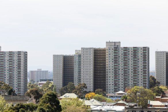 Victoria’s ageing social housing towers are being demolished.