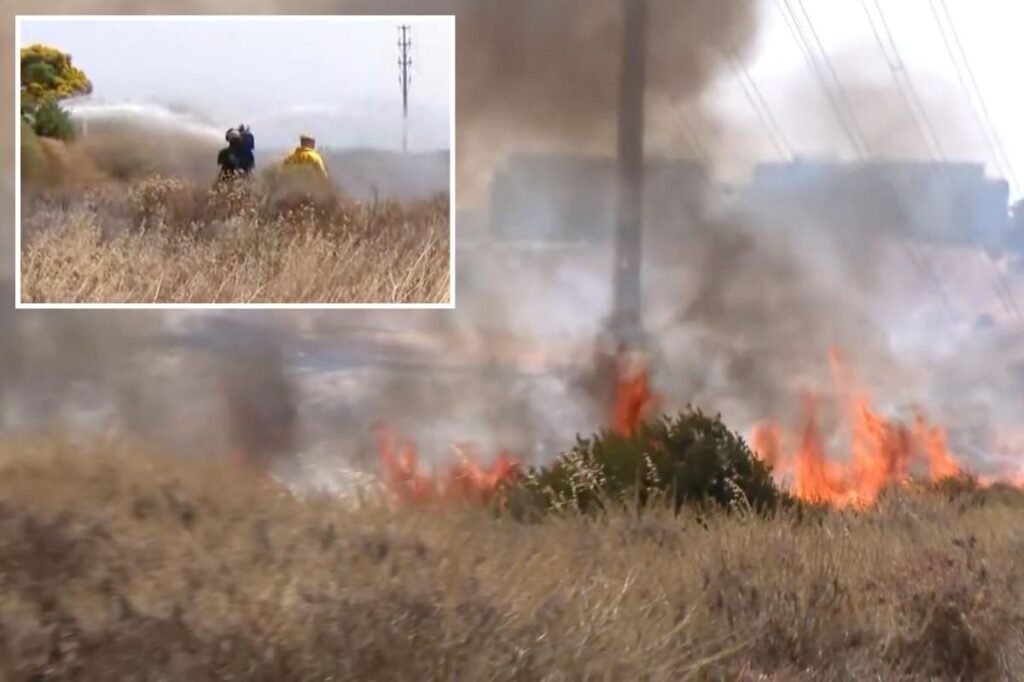 Sorrento Valley brush fire forces evacuations in San Diego Sorrento Valley brush fire forces evacuations in San Diego