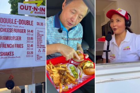 Food influencer recreates In-N-Out experience for parents at her East Coast home – and makes everything from scratch