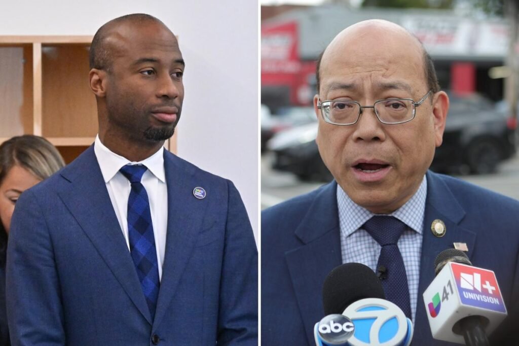 NYC Schools Chancellor Kamar Samuels a ‘dead man walking’ after being grilled over no-bid contracts NYC Schools Chancellor Kamar Samuels a ‘dead man walking’ after being grilled over no-bid contracts