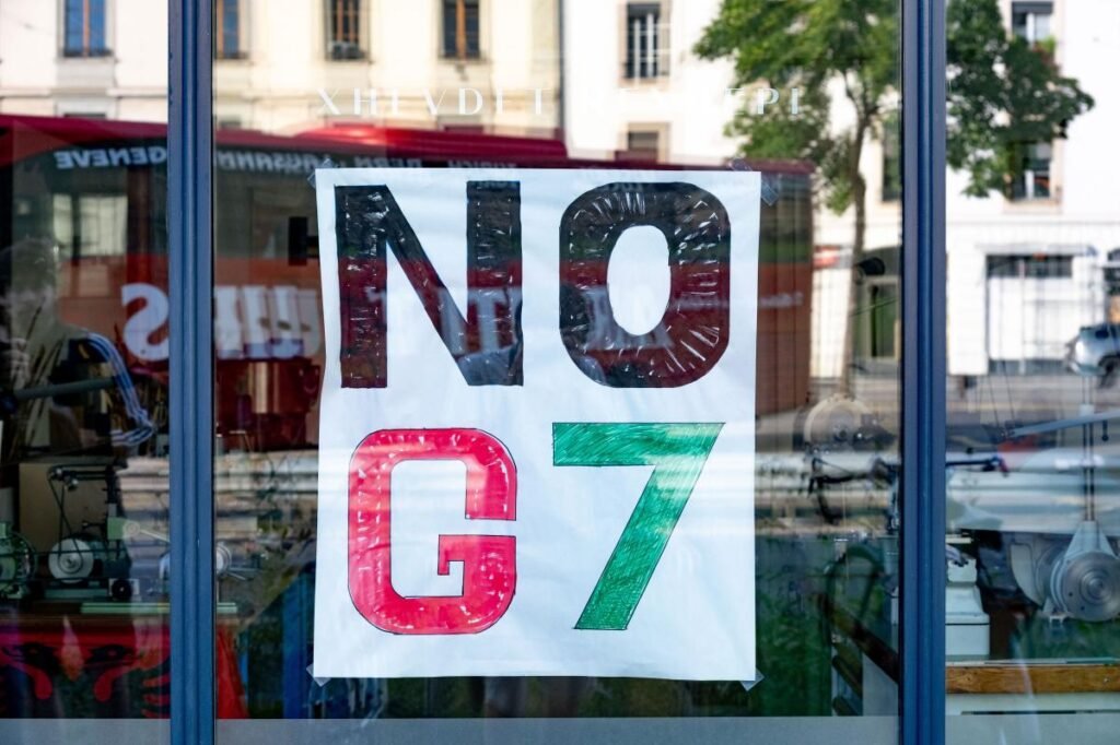 50,000 G7 protesters shut down major city ahead of Trump visit to French-Swiss border 50,000 G7 protesters shut down major city ahead of Trump visit to French-Swiss border