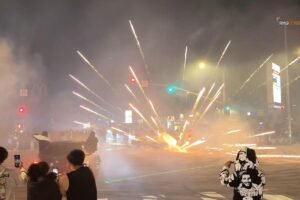 Astonishing move from LAPD as no arrests made following wild street takeover that crippled city’s emergency response