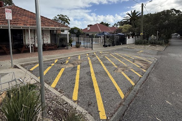 The parking at Lovers Deli & Canteen was turned into a loading zone, leaving customers with nowhere to park other than Stokes Street.