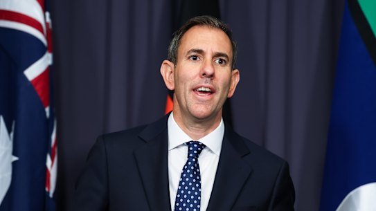 Treasurer Jim Chalmers.