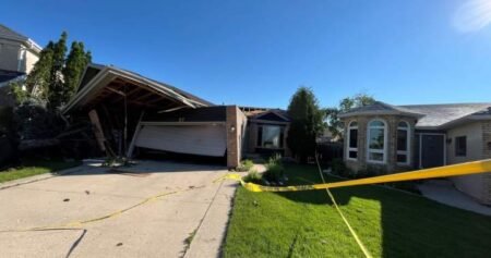 Manitoba storm damages properties, leaves thousands without power