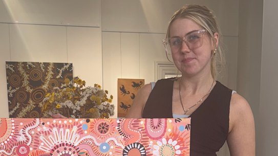 Alisha Fagan, who turned to art as a form of rehabilitation during her time in prison.