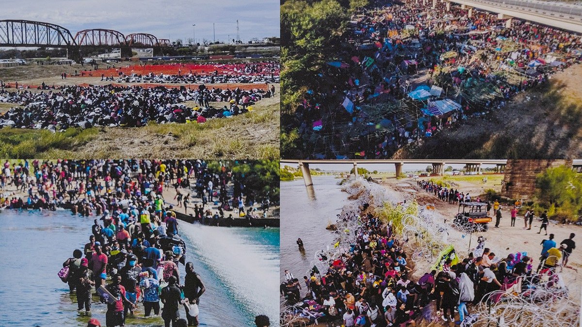 Migrants at the U.S. southern border