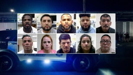 EXCLUSIVE: DHS announces New Jersey illegal immigrant arrests as Newark protests rage outside facility EXCLUSIVE: DHS announces New Jersey illegal immigrant arrests as Newark protests rage outside facility
