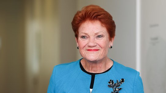 One Nation leader Pauline Hanson said she has ‘the ability’ to be prime minister. 