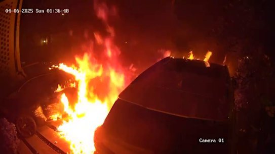 Two cars were set on fire in Maribyrnong early on April 6.