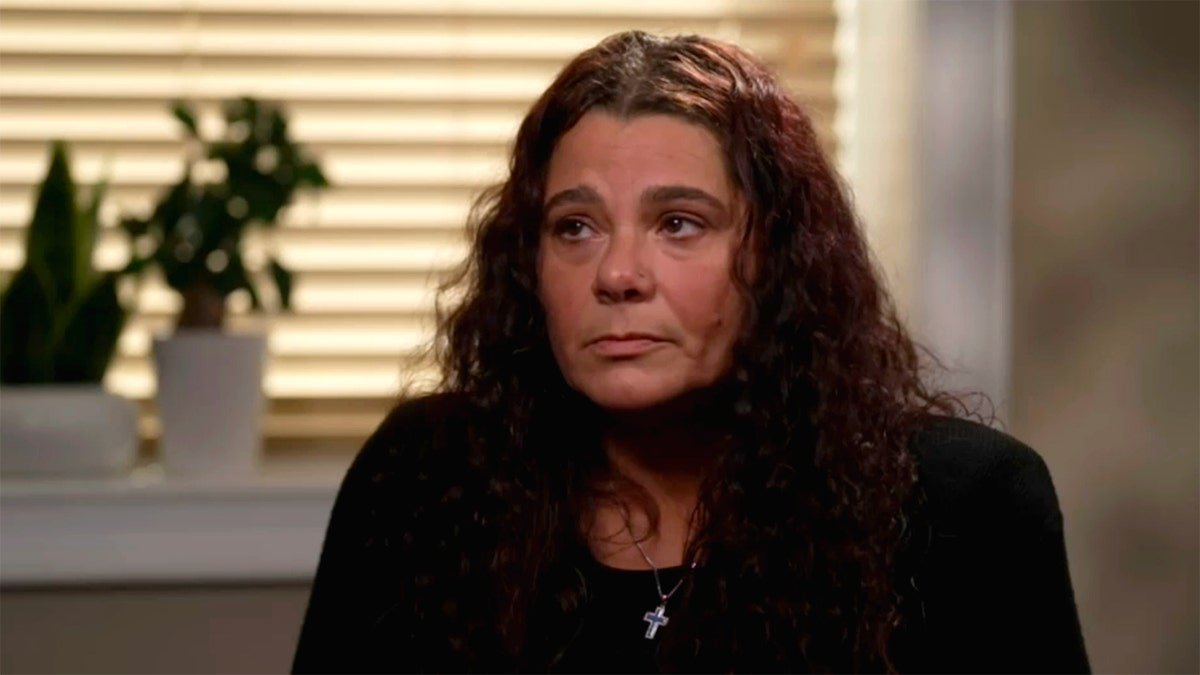 Foulla Niotis speaking during an interview about her daughter Maria's death