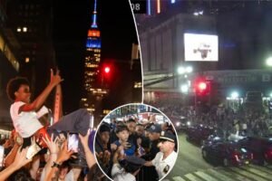 Exclusive | Knicks fan uses traffic cameras to document elation, chaos outside MSG during Finals Exclusive | Knicks fan uses traffic cameras to document elation, chaos outside MSG during Finals
