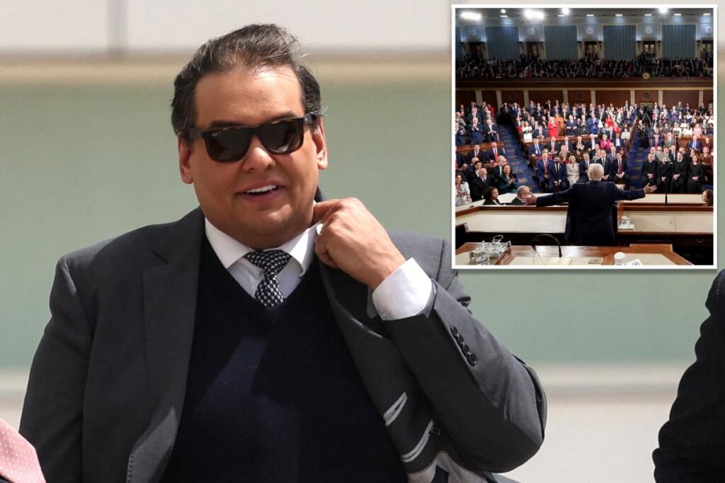 DOJ probing George Santos over insider trading after ex-rep’s alleged Kalshi bets on his own appearance at Trump address: report