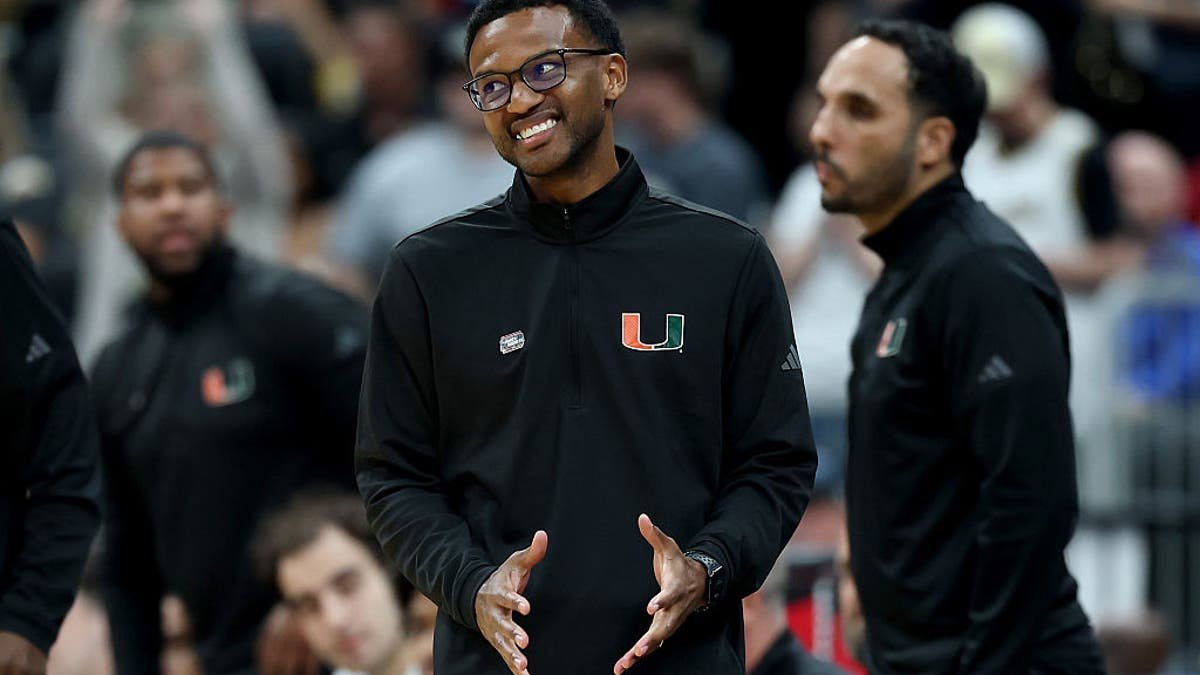 Jai Lucas led Miami to 26 wins and an NCAA Tournament appearance in his first season as the Hurricanes' head coach. (Photo by Jamie Squire/Getty Images)