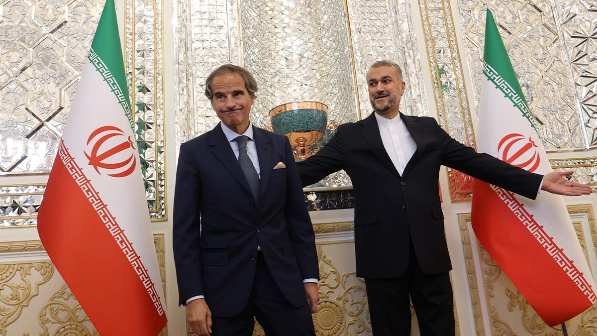 IAEA Director General Rafael Grossi meeting Iran Foreign Minister Hossein Amir-Abdollahian in Tehran