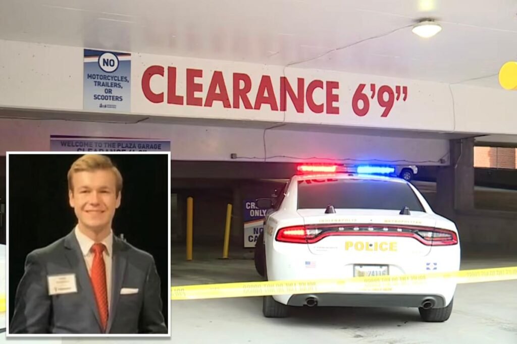 Teen, 14, accused of murdering Indiana University grad Brett Scrogham in parking garage Teen, 14, accused of murdering Indiana University grad Brett Scrogham in parking garage