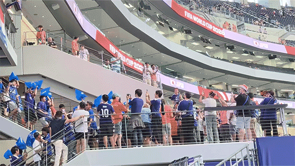 Reporter’s Notebook: A Lone Star Samurai Blue experiencing a World Cup match in Dallas Reporter’s Notebook: A Lone Star Samurai Blue experiencing a World Cup match in Dallas