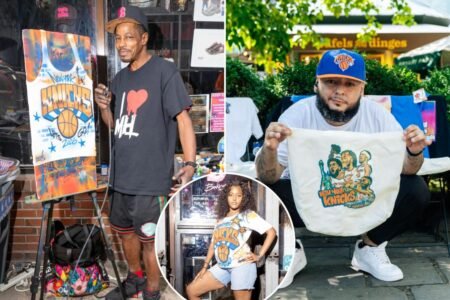 Exclusive | Meet the talented artists creating jaw-dropping Knicks merch and artwork in celebration of the team’s historic win: ‘Not like any other merch out there’