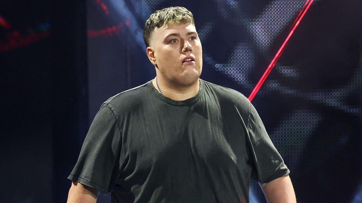 Mason Rook walking to the ring at WWE Performance Center in Orlando, Florida