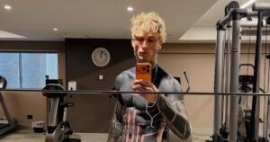 Machine Gun Kelly Says His Skin Turned ‘Yellow’ After Completing Intense Blackout Tattoo in 2 Months Machine Gun Kelly Says His Skin Turned ‘Yellow’ After Completing Intense Blackout Tattoo in 2 Months