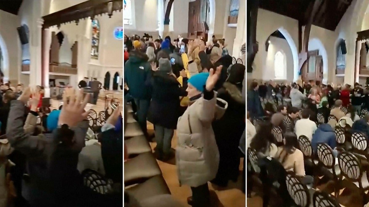 Anti-ICE agitators storm Cities Church in Minnesota during service