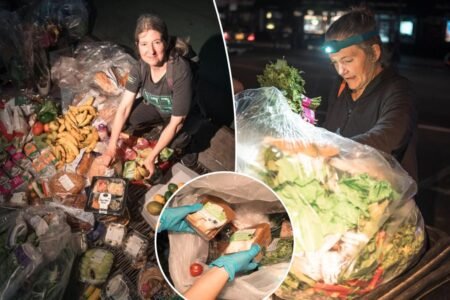 Exclusive | Dumpster-diving NYers mine luxe supermarket trash to dine like kings — for free: ‘It’s still fresh’