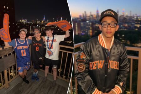 Exclusive | Adorable Knicks superfan gets surprise of a lifetime as millions of people rally behind him: ‘Crying so hard’