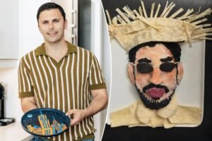 Exclusive | Wealthy NYC investor goes viral turning leftovers into quirky celebrity portraits: “edible and unforgettable”