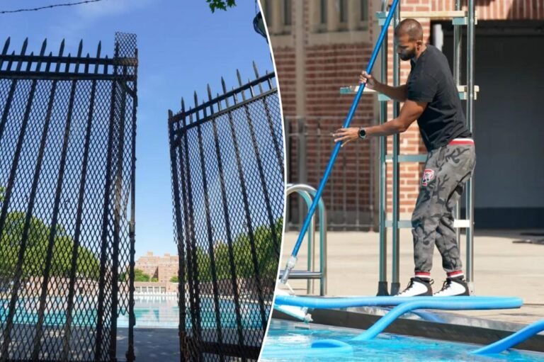 Exclusive | NYC swimming pools set to open this weekend – peek inside the race to put on finishing touches
