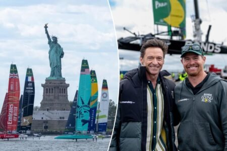 SailGP’s high-speed boat race draws a chic crowd to Governors Island
