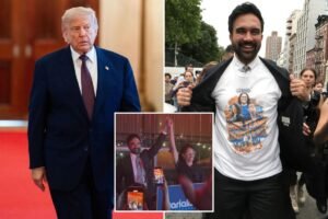 Fired-up Trump issues warning after Mamdani-backed socialists sweep NY congressional primaries