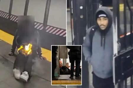 NYC teen arsonist sentenced to 5 years in prison for setting sleeping homeless man on fire on subway NYC teen arsonist sentenced to 5 years in prison for setting sleeping homeless man on fire on subway