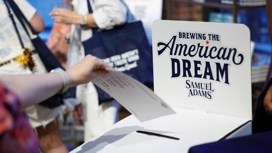 An attendee drops a ballot during Samuel Adams’ Crafting Dreams Beer Bash in Brooklyn, N.Y., June 11, 2026.