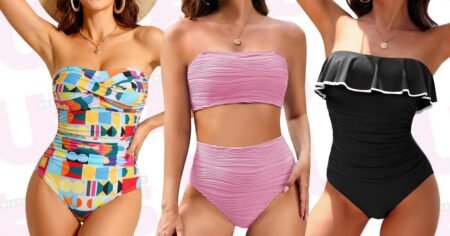 I Hate Awkward Tan Lines — These 17 Flattering Strapless Swimsuits Are My Summer Solution