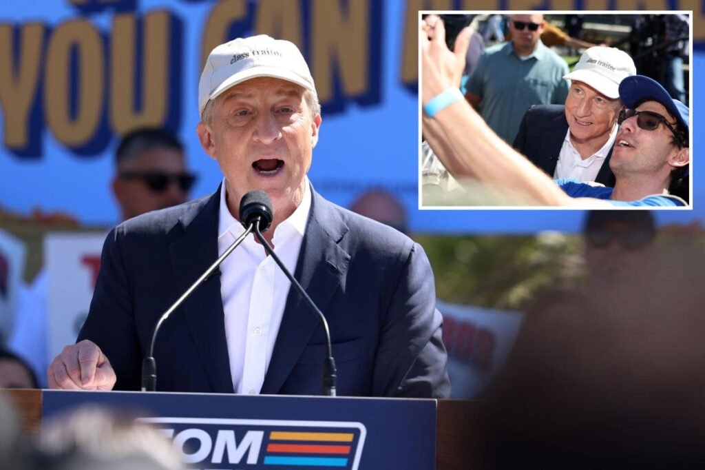 Controversial California governor candidate Tom Stayer pulls ahead in key region Controversial California governor candidate Tom Stayer pulls ahead in key region