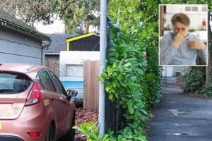 Portland couple sues neighbor for 0K over foul stench wafting from tiny home so pungent they need to wear gas masks Portland couple sues neighbor for 0K over foul stench wafting from tiny home so pungent they need to wear gas masks