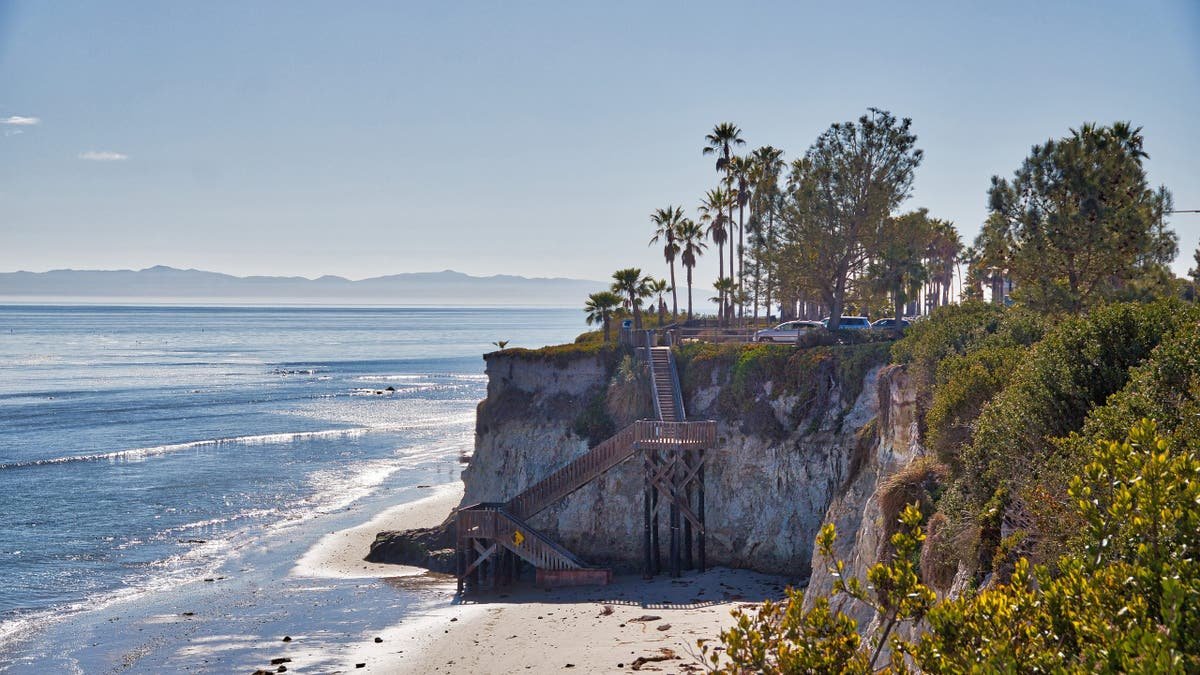 Coastline viewed from University of California Santa Barbara campus