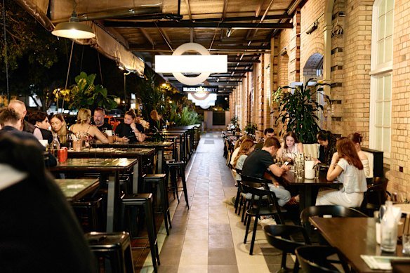 Teneriffe is home to converted woolstores, boutique restaurants, cafes and microbreweries, as well as some of the city’s highest HECS debts.