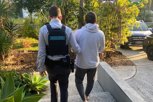 A Queensland man arrested over violent extremist material earlier this month.
