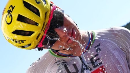 Cooling down a ‘logistical nightmare’ at Tour de France, Pogacar says Cooling down a ‘logistical nightmare’ at Tour de France, Pogacar says