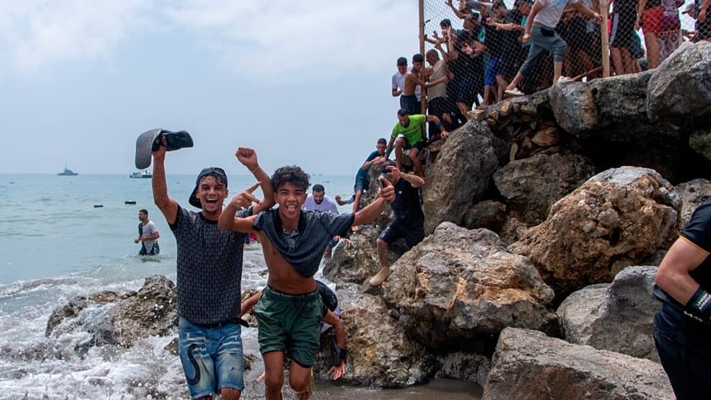 More than 40,000 migrants crossed into Ceuta over past 24 hours, Spain says
